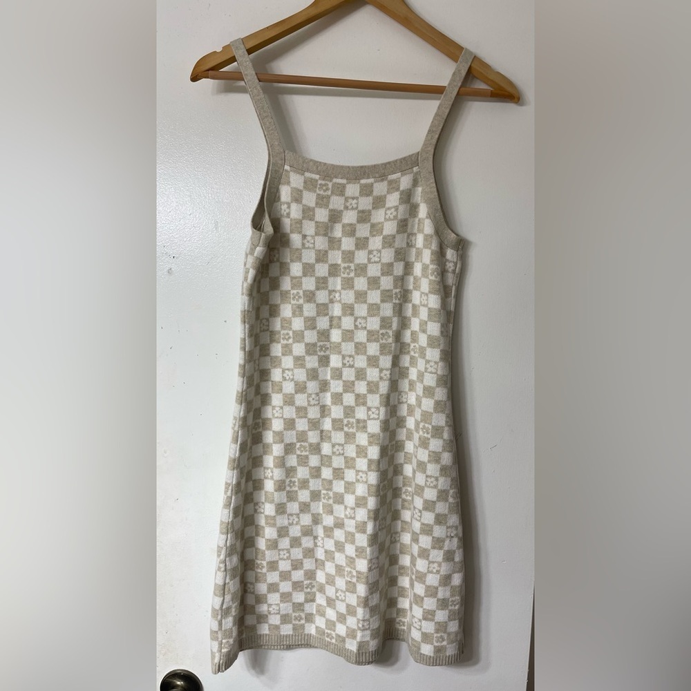 Abercrombie Kids Checkered Floral Dress - Picture 5 of 6